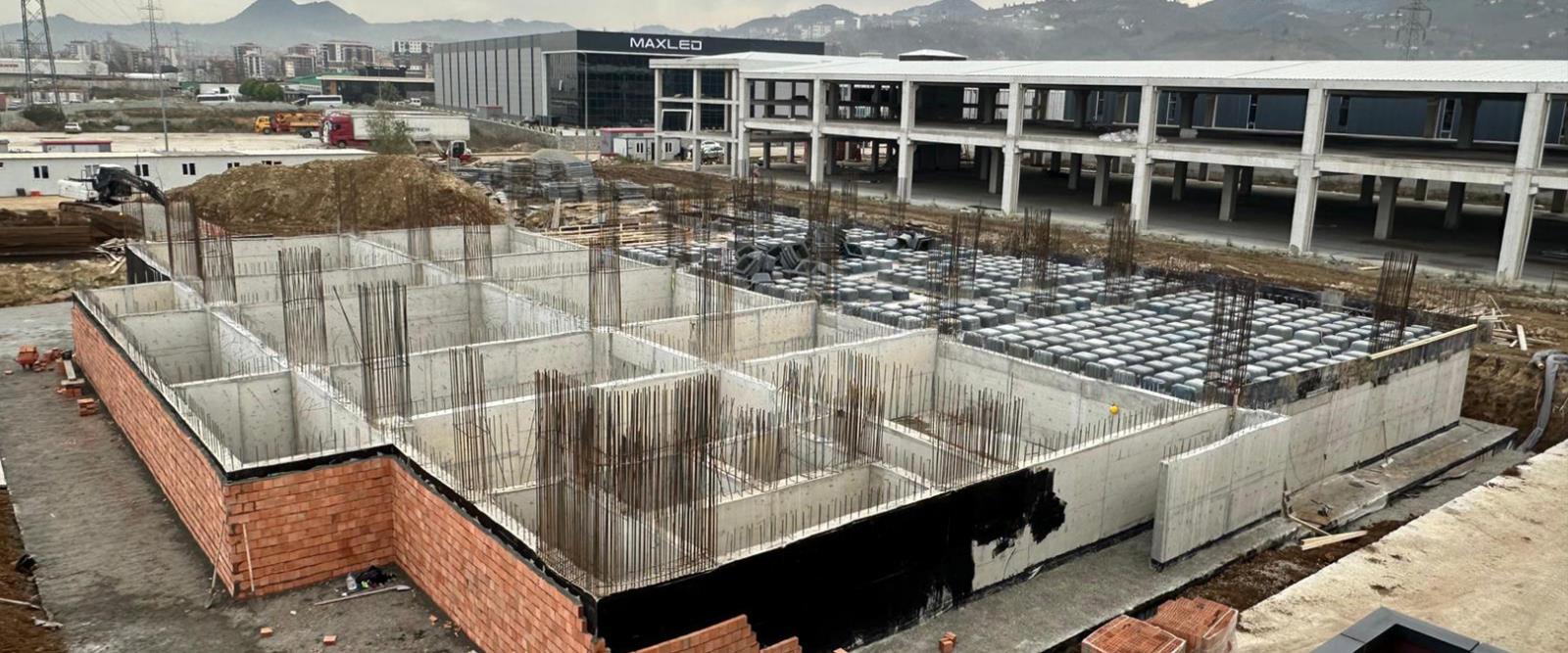 Giresun Teknopark’ta Ana İdare Binası ve Kuluçka Merkezi İnşaatı Hızla Sürüyor