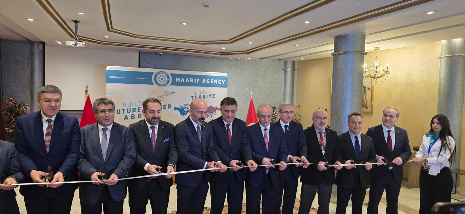 GRÜ, Fas’ta düzenlenen Türkiye Yükseköğretim Fuarı’nda Öğrencilerle Buluştu