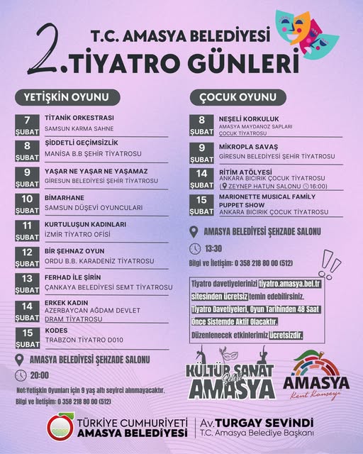 AMASYA 2. TİYATRO GÜNLERİ