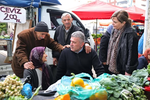 Başkan Sıbıç’tan Ramazan Öncesi Salı Pazarı Ziyareti