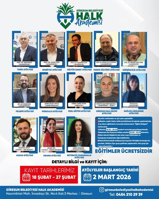 Halk Akademisi eğitimleri başlıyor…