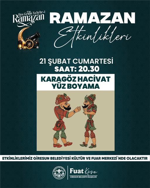 Gölge Oyunu Karagöz Hacivat