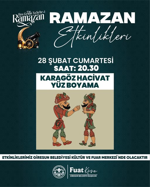 Karagöz Hacivat ve Yüz Boyama