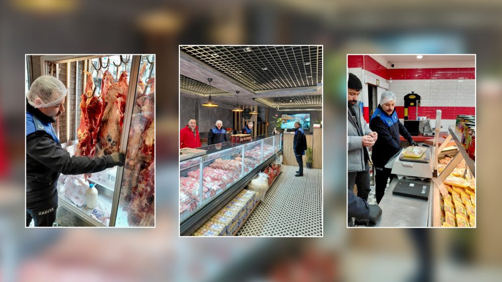 ZABITA EKİPLERİNDEN RAMAZAN ÖNCESİ KASAPLARA DENETİM