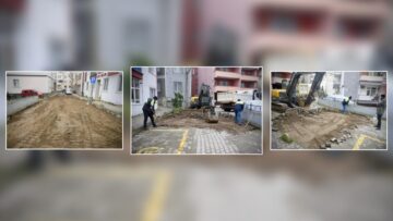 BELEDİYENİN CADDE VE SOKAK YENİLEME ÇALIŞMALARI SÜRÜYOR