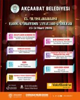  13. Uluslararası Erol Günaydın Tiyatro Günleri Başlıyor