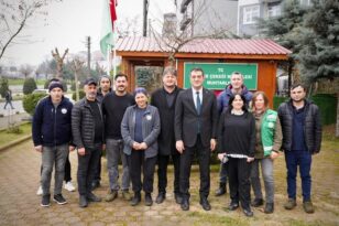 BAŞKAN KÖSE SAHADA ÇALIŞAN EKİPLERİ ZİYARET ETTİ,