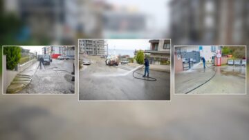 ERİKLİMAN MAHALLESİ’NDE YIKAMA ÇALIŞMASI