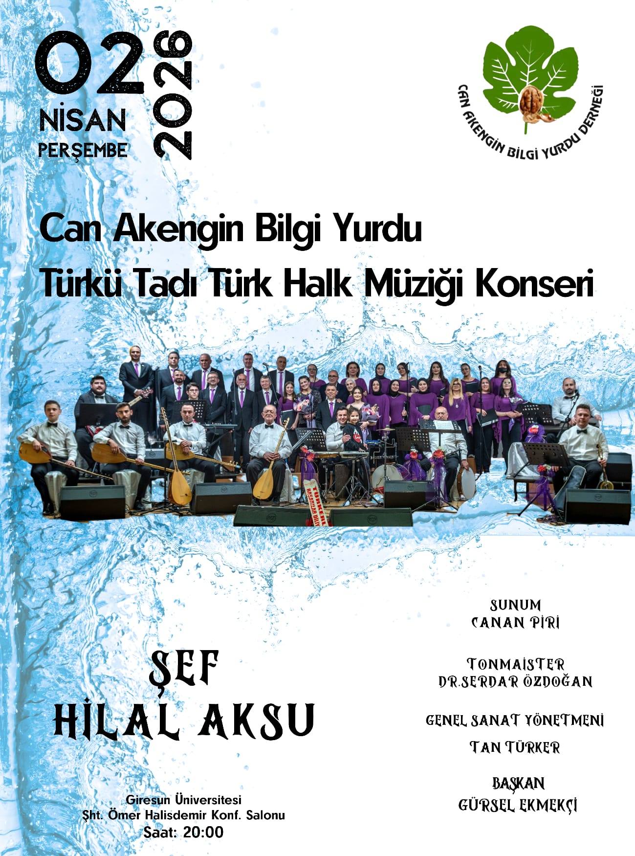 Hilal Caz Kulübü’müzün Giresun konseri,