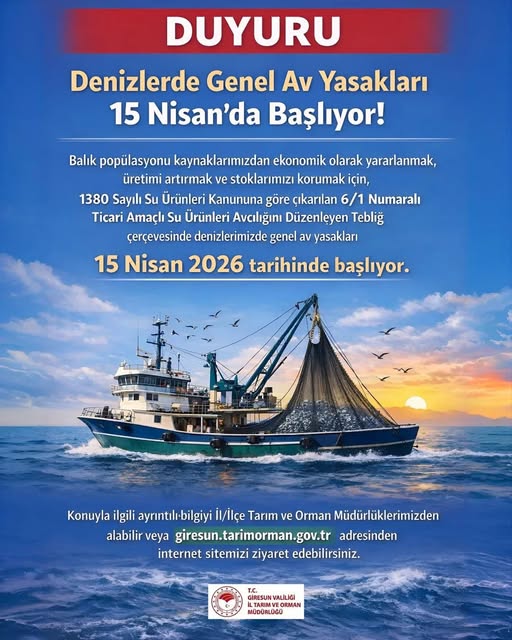 Denizlerde Genel Av Yasakları 15 Nisan’da Başlıyor