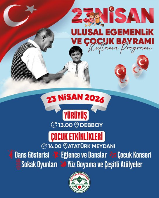 23 Nisan Ulusal Egemenlik ve Çocuk Bayramı