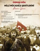 OSMAN AĞA 2 NİSAN PERŞEMBE GÜNÜ ANILACAK
