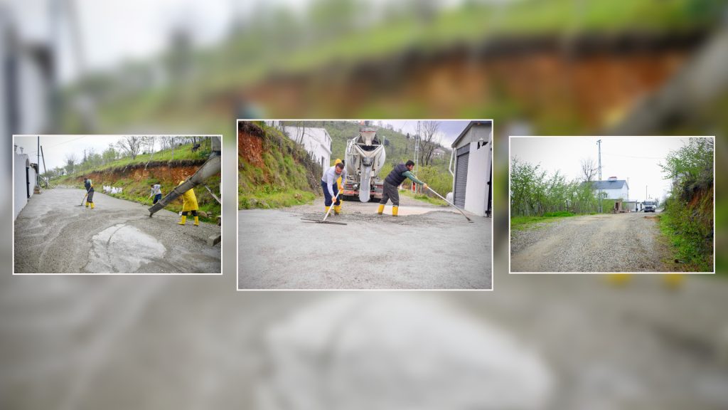 SELDEĞİRMENİ MAHALLESİ’NDE BETON YOL ÇALIŞMASI TAMAMLANIYOR