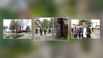 TAŞBAŞI PARKI’NDA BAŞLATILAN İZİNSİZ SONDAJ ÇALIŞMASINI BELEDİYE DURDURDU