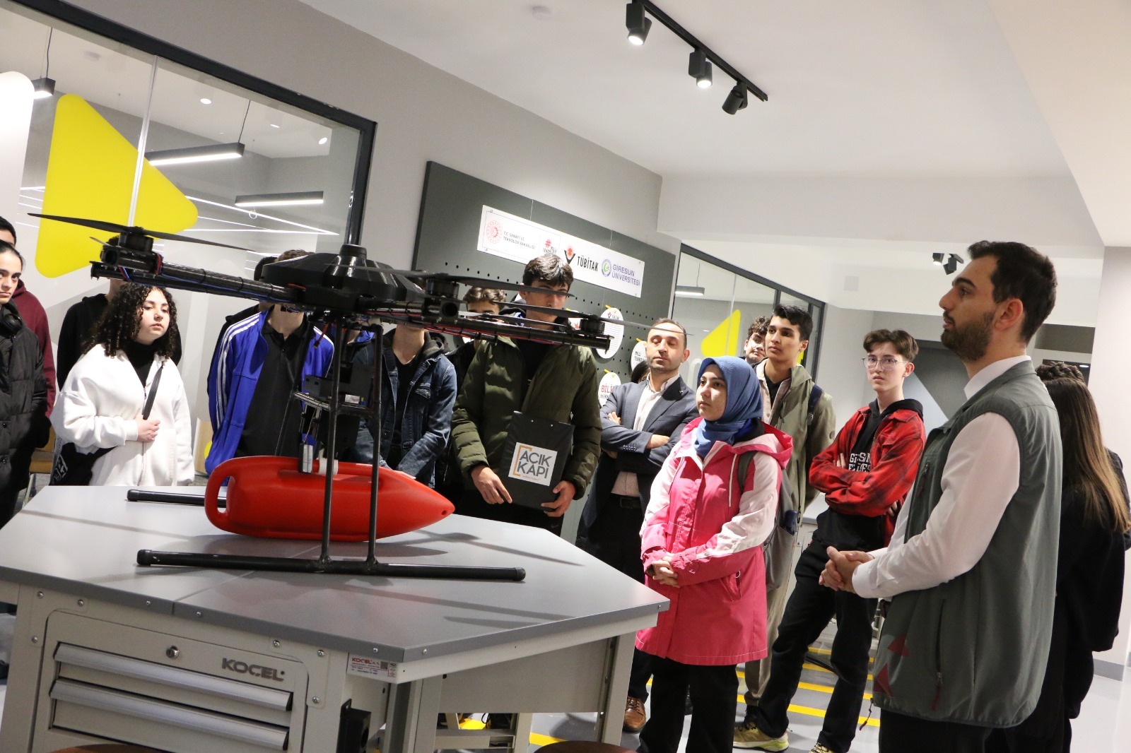 Giresun Fen Lisesi Robotik Kulübü, Üniversitemizi Ziyaret Etti