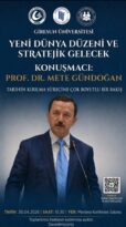 Söyleşi: “Yeni Dünya Düzeni ve Stratejik Gelecek”