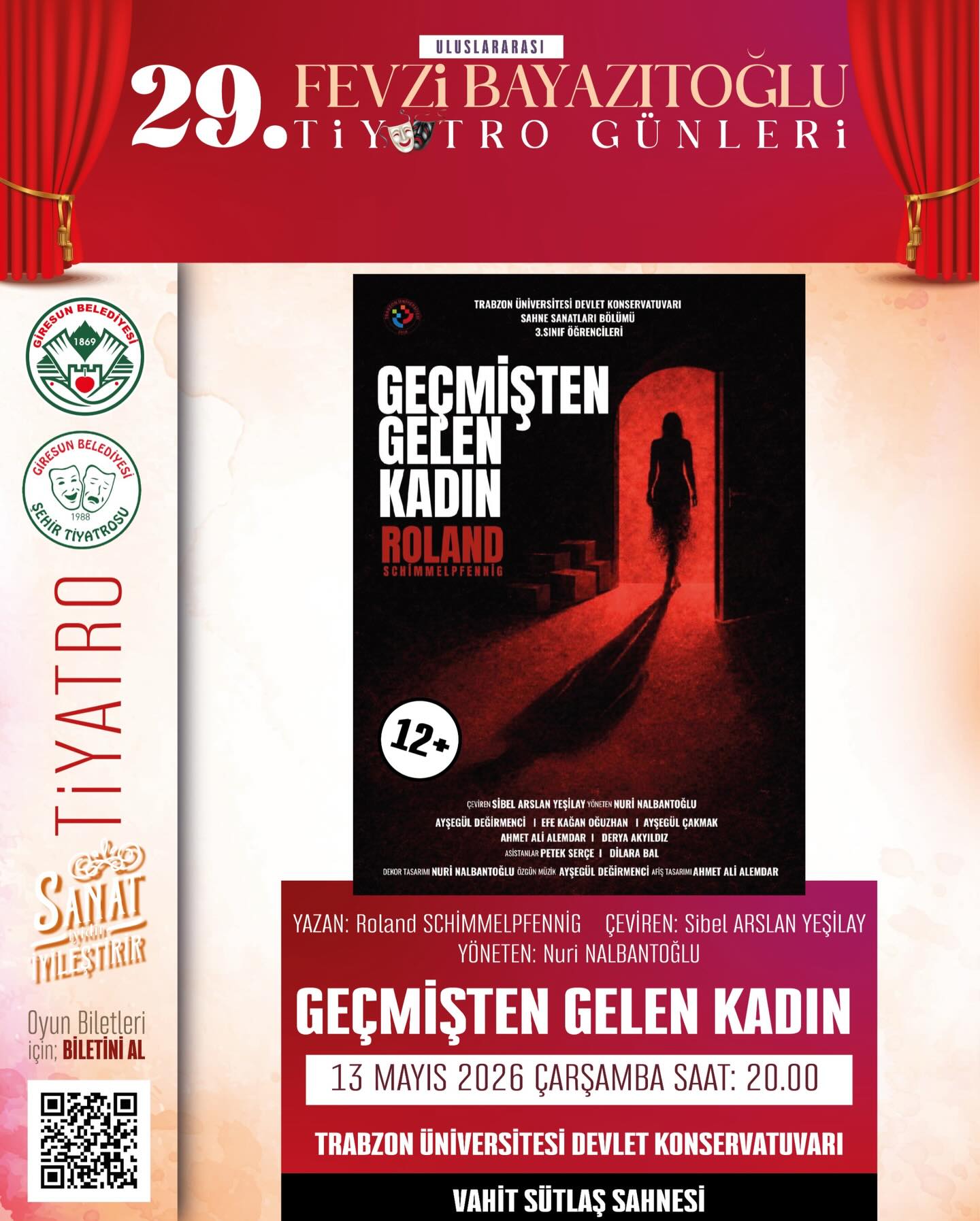 Geçmişten Gelen Kadın Tiyatro Oyunu