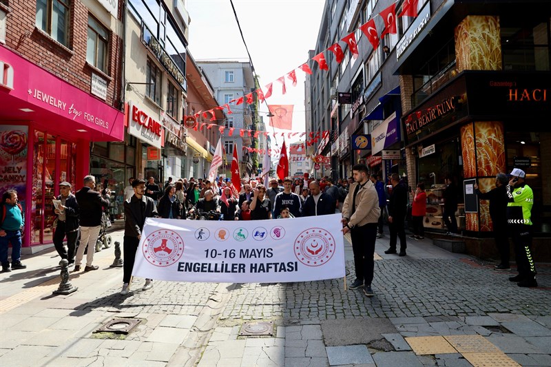 10-16 Mayıs Engelliler Haftası Kapsamında Yürüyüş ve Tören Programı Gerçekleştirildi