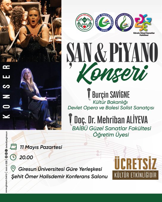 Burçin Savigne ve Doç. Dr. Mehriban Aliyeva