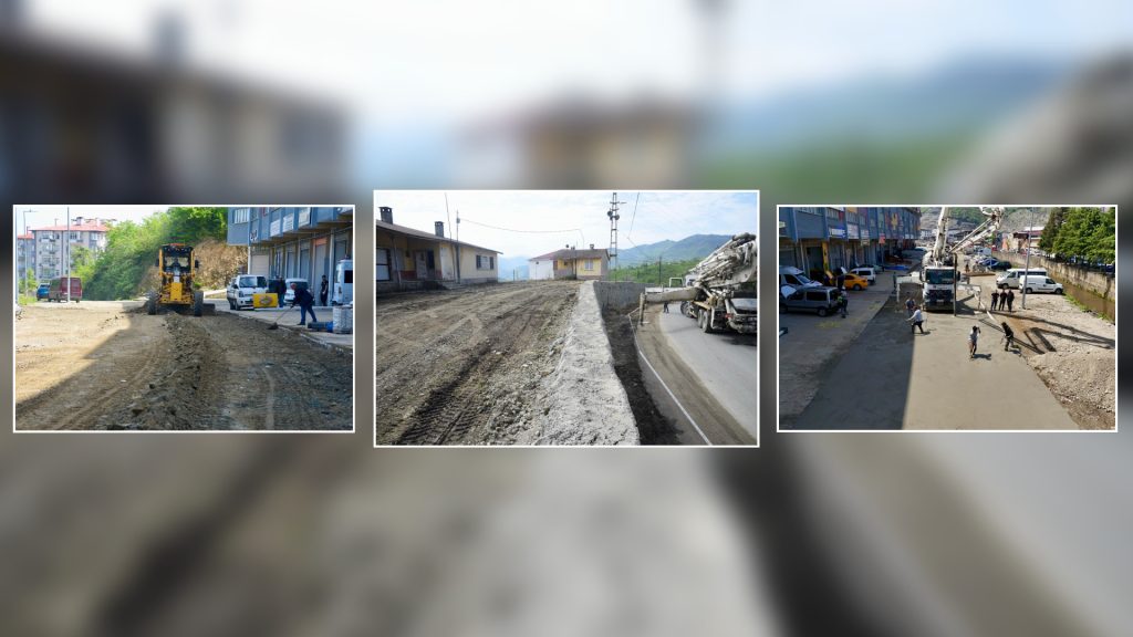 GİRESUN BELEDİYESİ’NDEN İKİ MAHALLEDE ÖNEMLİ ÜSTYAPI HAMLESİ