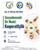 Konferans: “Sosyoekonomik Bir Model: Kooperatifçilik”