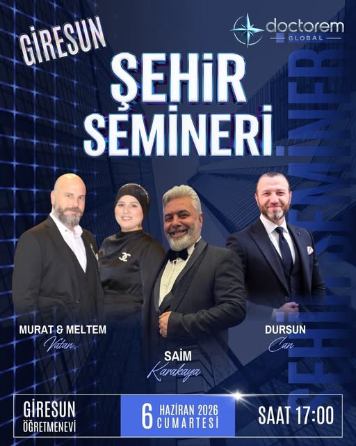 DOCTOREM’İN ÜST DÜZEY LİDERLERİ GİRESUN’A GELİYOR
