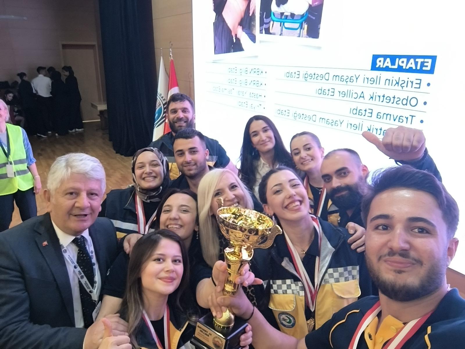 Şebinkarahisar Sağlık Hizmetleri MYO Travma Rallisi’nde Türkiye Şampiyonu Oldu
