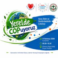 GENÇ İKLİM VE SÜRDÜRÜLEBİLİRLİK ÇALIŞTAYLARI’NIN İLKİ GİRESUN’DA DÜZENLENİYOR