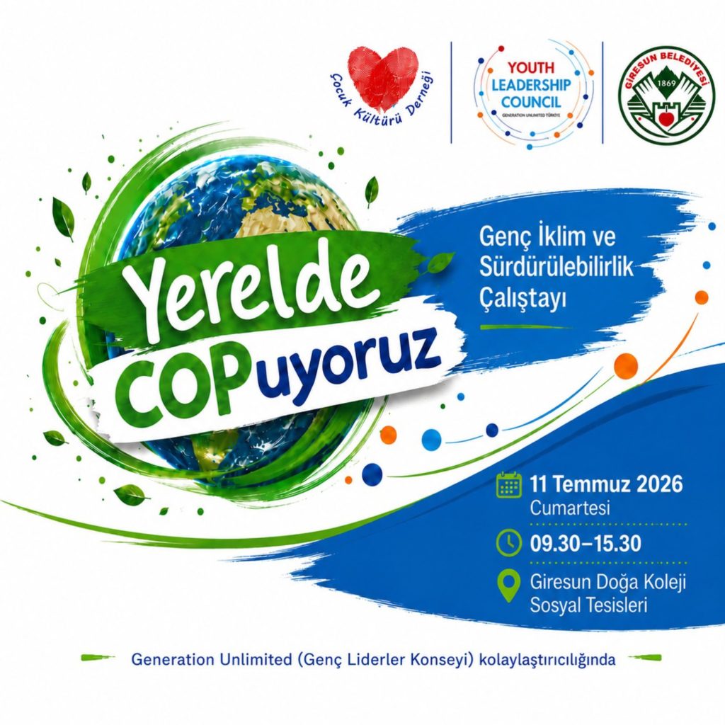 GENÇ İKLİM VE SÜRDÜRÜLEBİLİRLİK ÇALIŞTAYLARI’NIN İLKİ GİRESUN’DA DÜZENLENİYOR