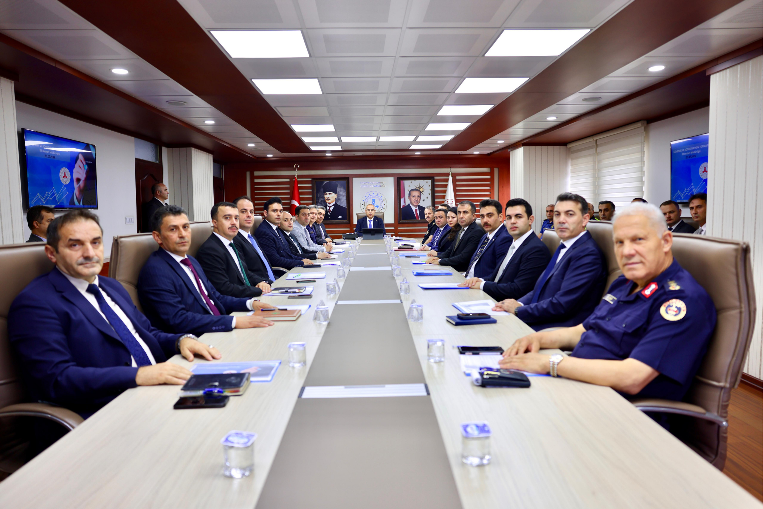 İl Güvenlik Toplantısı Gerçekleştirildi