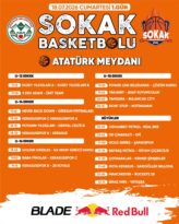 Sokak Basketbolu Turnuvası ilk Gün Fikstürü 