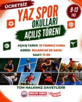 Yaz Spor Okulları Açılış Törenimize