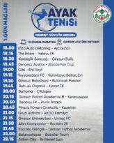 Ayak Tenisi Turnuvamız