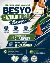 BESYO Hazırlık Kursu başlıyor