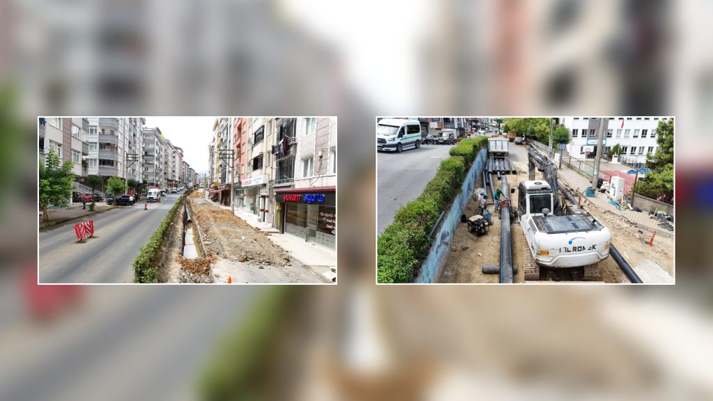 6 KİLOMETRELİK HATTA KAPSAMLI ALTYAPI YATIRIMI SÜRÜYOR