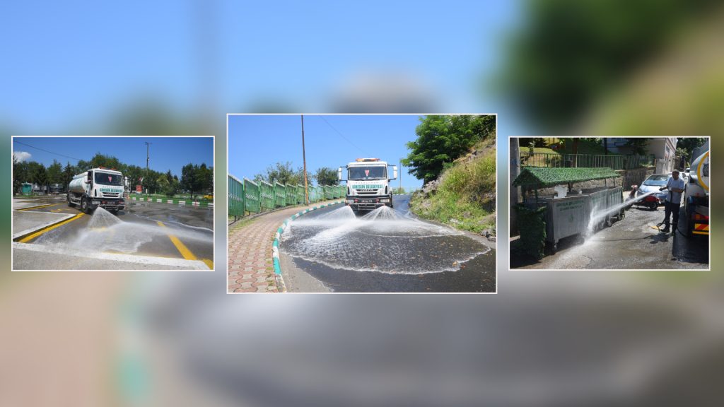 GİRESUN BELEDİYESİ’NDEN YIKAMA HAREKATI