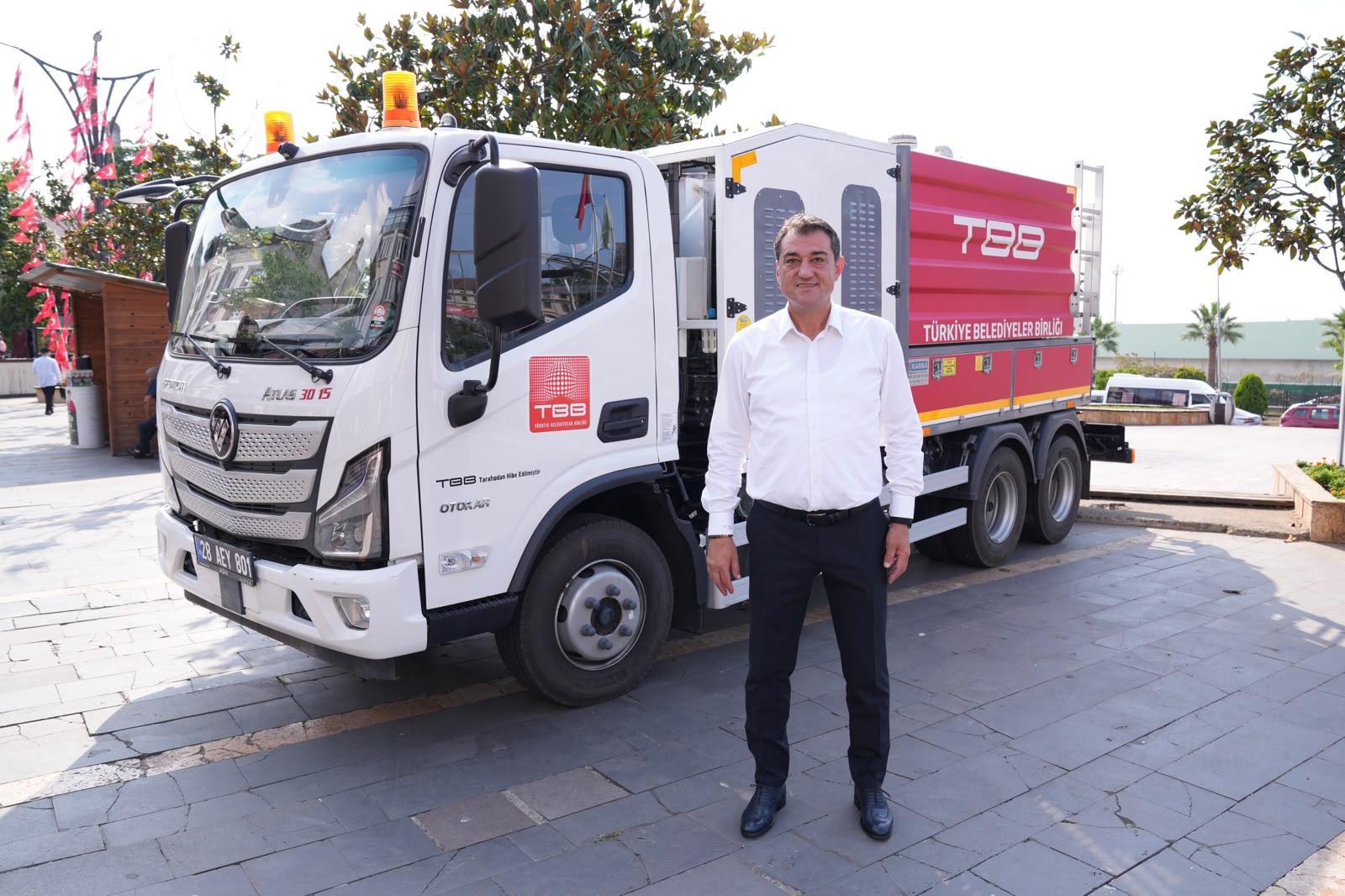GİRESUN BELEDİYESİ’NE 9,5 MİLYON TL’LİK YENİ ARAÇ KAZANIMI