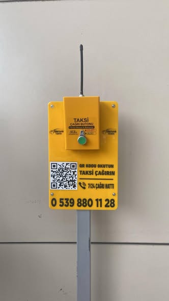 TAKSİ ÇAĞRI BUTONU HİZMETE GİRDİ
