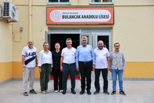 Başkan Sıbıç’a, Bulancak Anadolu Lisesi’nden Anlamlı Plaket