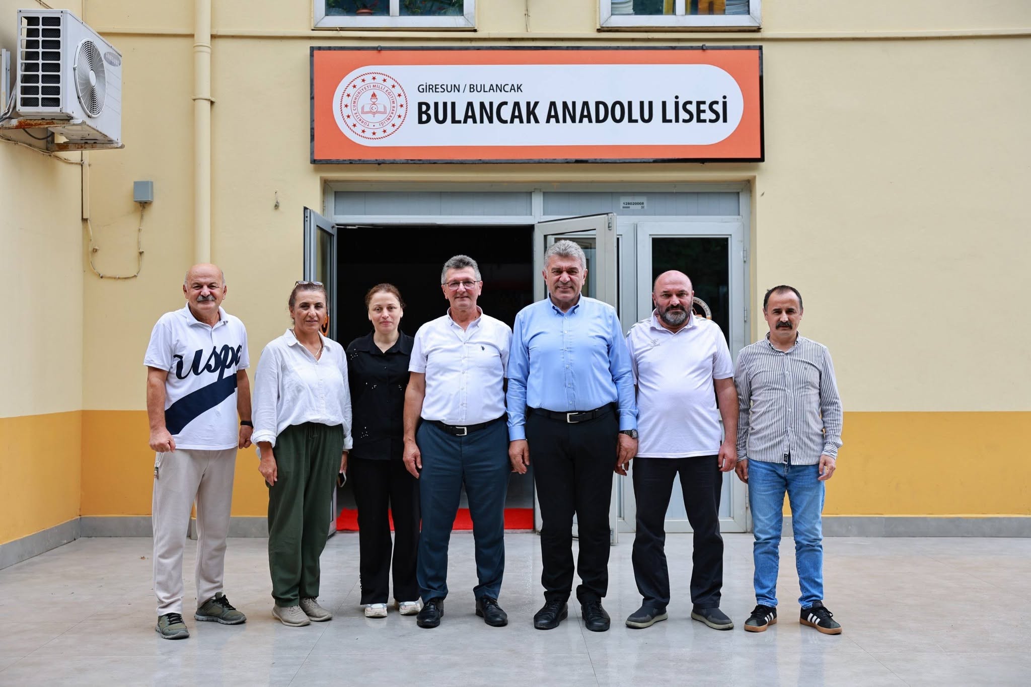 Başkan Sıbıç’a, Bulancak Anadolu Lisesi’nden Anlamlı Plaket