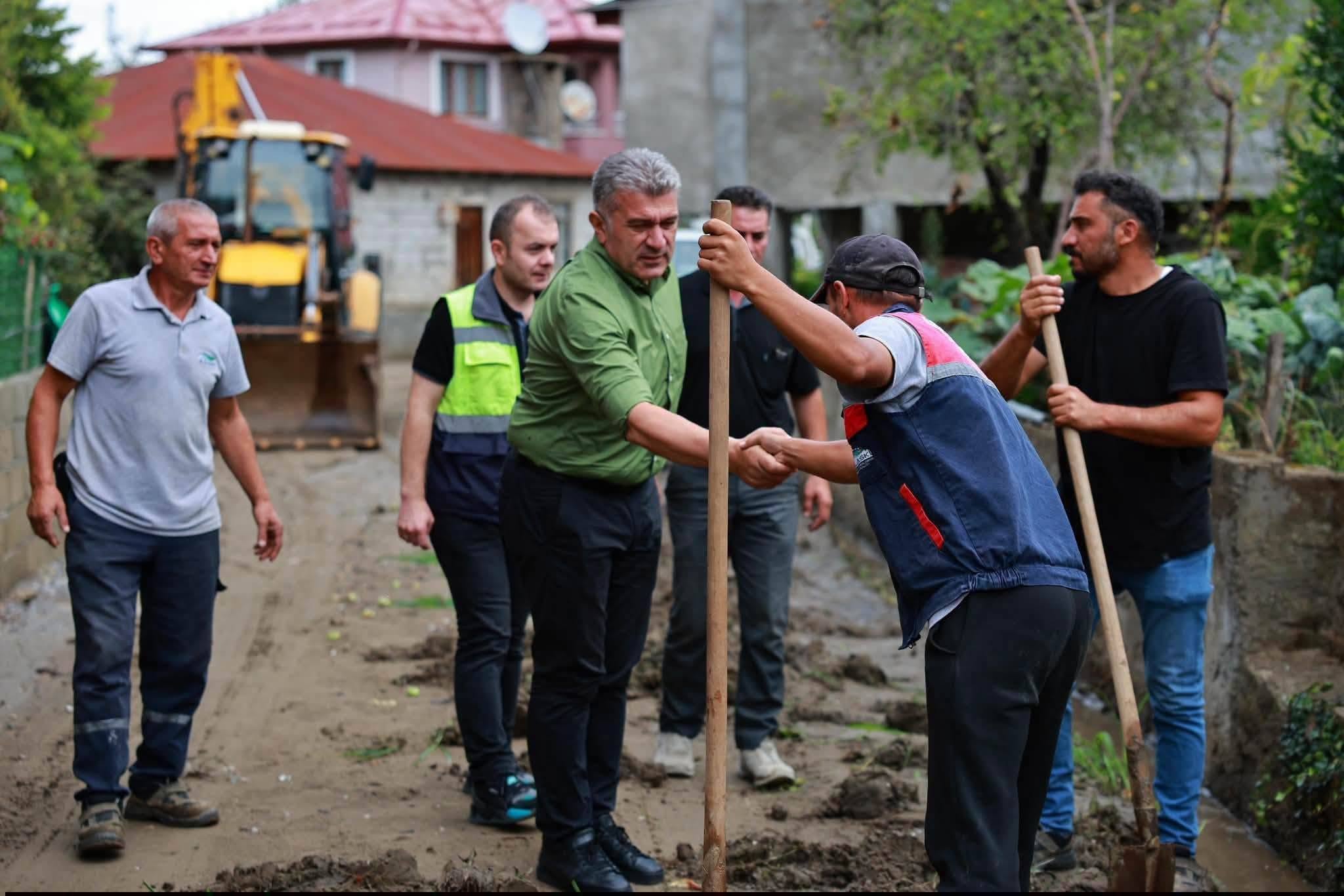 Başkan Sıbıç Sahada; Bulancak’ta Saha Denetimi