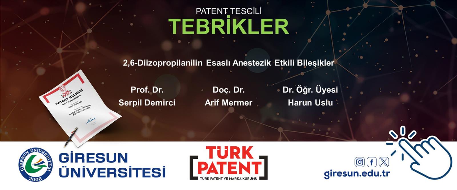 Patent Tescili