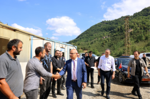 Valimiz Sayın Mustafa Koç, Özel İdare Batlama Şantiyesini Ziyaret Etti