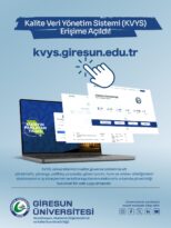Kalite Veri Yönetim Sistemi (KVYS) Kullanıma Açıldı
