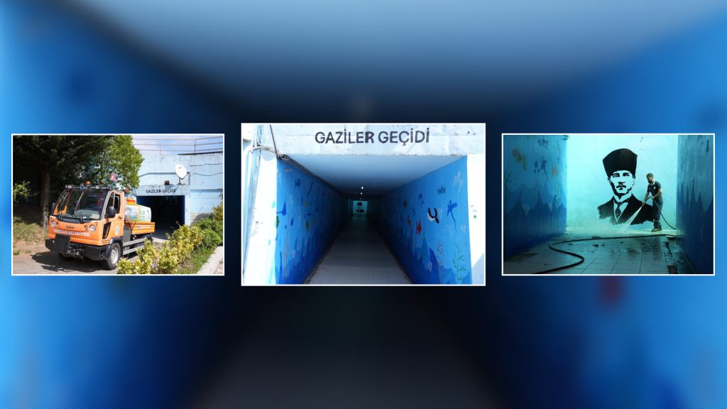 ALT GEÇİTLERDE TEMİZLİK VE YIKAMA ÇALIŞMASI YAPILDI