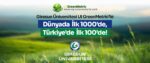 Dünyada İlk 1000’de, Türkiye’de İlk 100’de