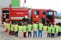 GİRESUN BELEDİYESİ İTFAİYESİNDEN MİNİK ÖĞRENCİLERE YANGIN EĞİTİMİ
