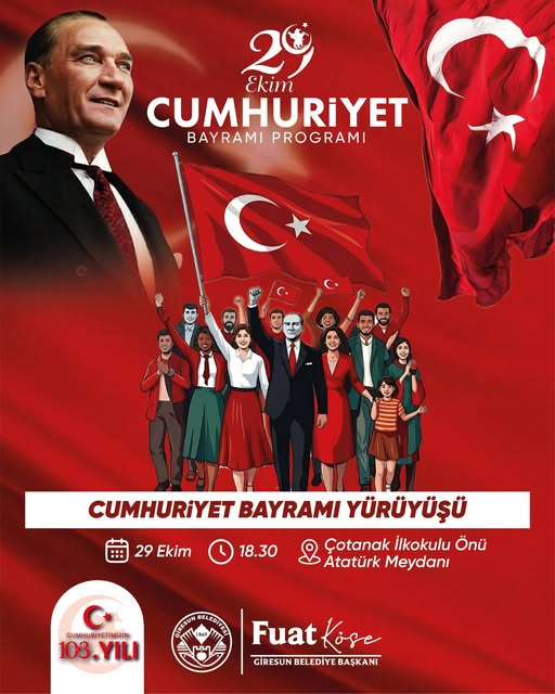 BAŞKAN KÖSE’DEN CUMHURİYET BAYRAMI YÜRÜYÜŞÜNE DAVET