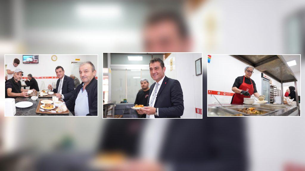 BAŞKAN KÖSE KENT LOKANTASI’NDA VATANDAŞLARLA AYNI SOFRAYI PAYLAŞTI