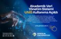 Akademik Veri Yönetim Sistemi Kullanıma Açıldı